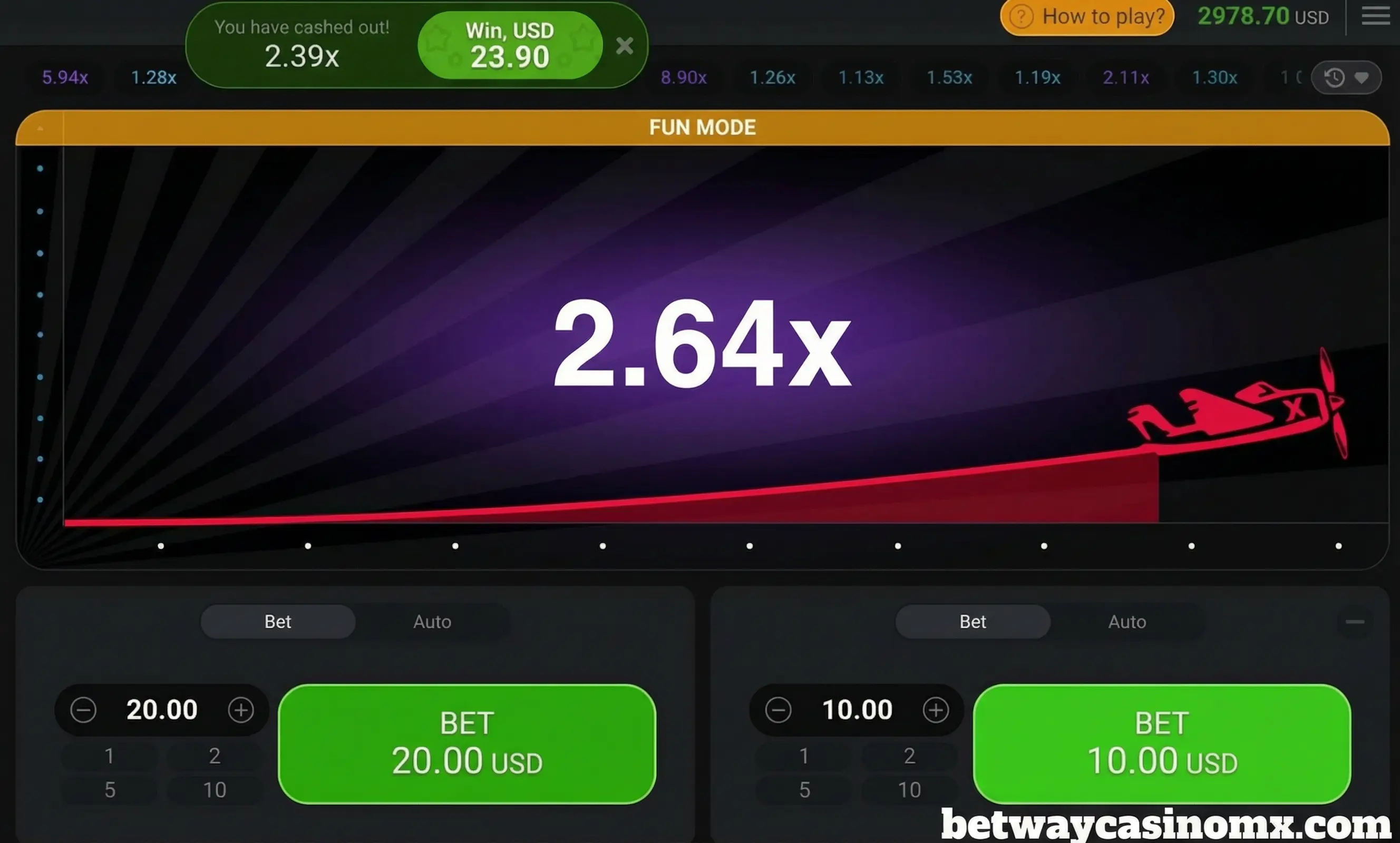 Betway aviator